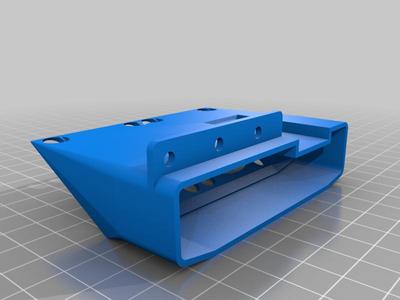 Tesla P40 double 40xx Fan tilt bracket