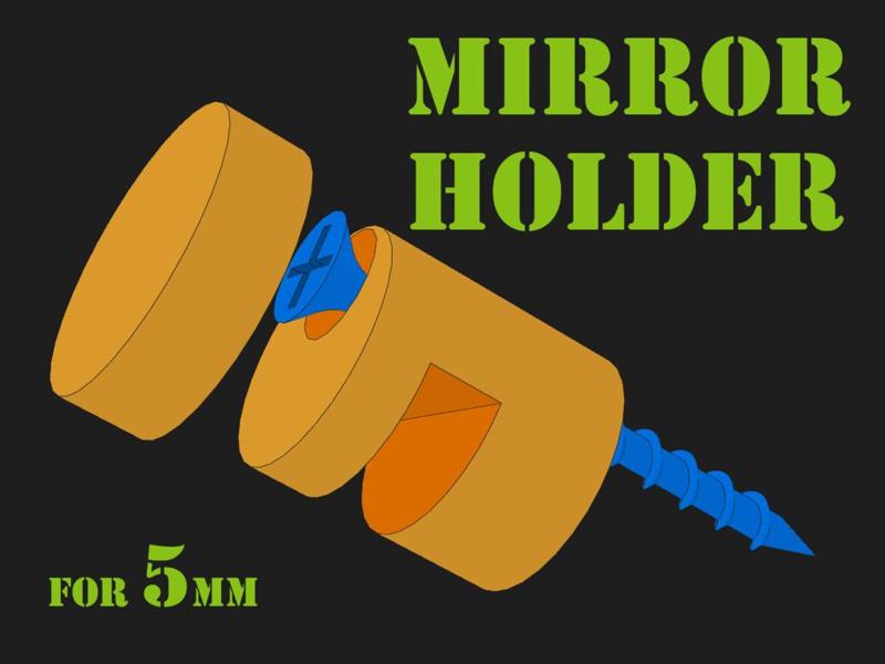 Mirror holder (5mm)