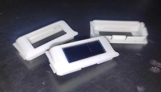 0.91 Oled 128x32 Bezel Frame Angled