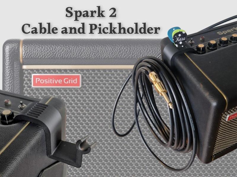 Spark 2 – Cable and Plectrum Holder Guitar