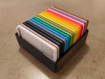 Gridfinity Bin + Filament Sample