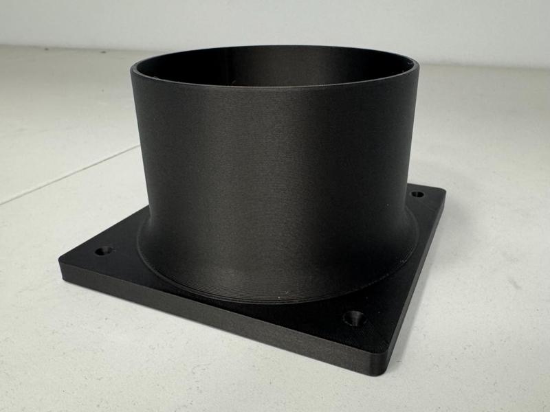 Flanged manifold for ventilation 125x80 mm