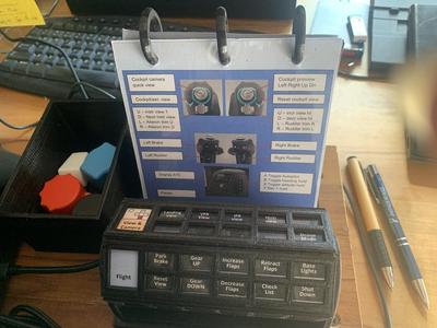 VelocityOne Flight Simulator Function Key Cradle