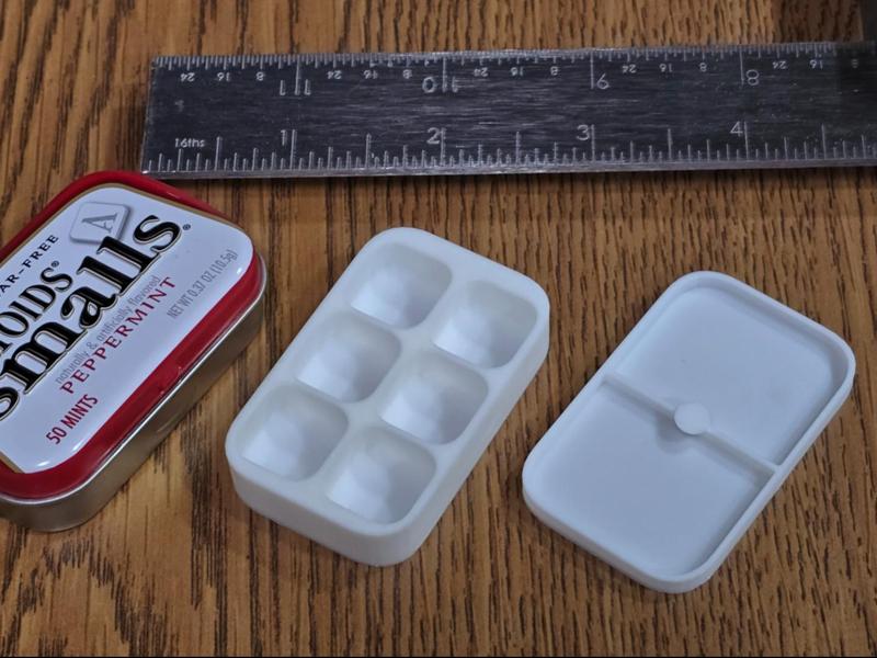 Altoids Smalls Tin Watercolor Palette