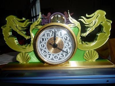 mermaid clock