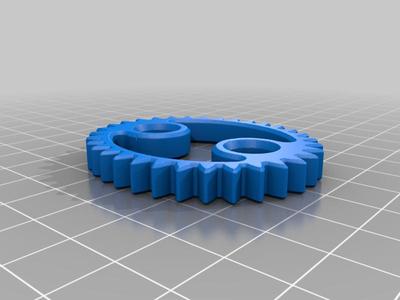 Elliptical Gear Screw on Studs