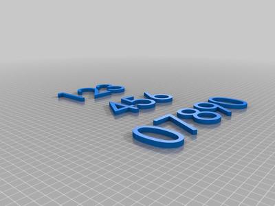 Address numbers