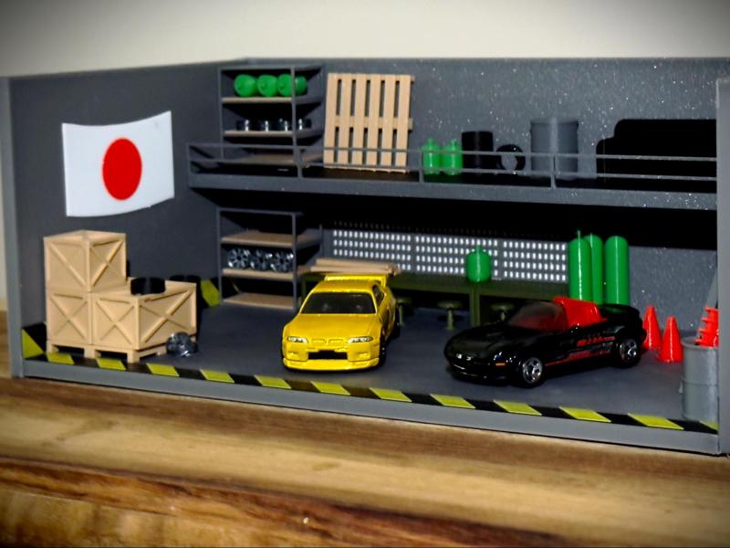 Japanese garage diorama - NO AMS