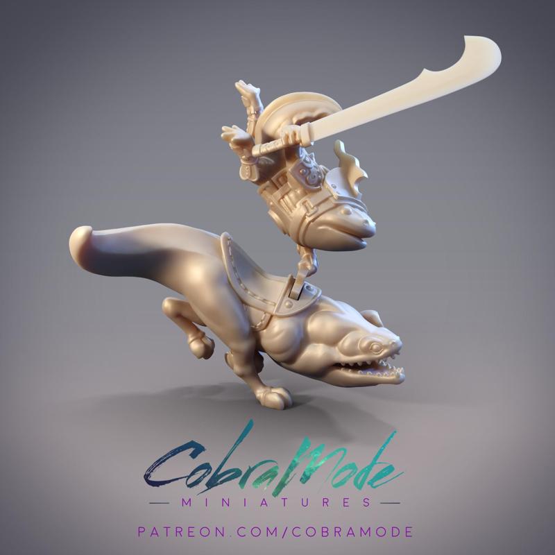 Hakuren & Hachiko, Hanzaki Cavalry (Pre-Supported)