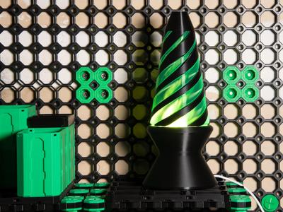 Lava Lamp Night Light Passthrough 