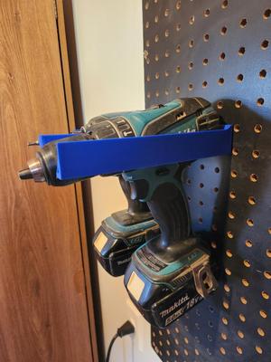 Drill Holder for Peg Board