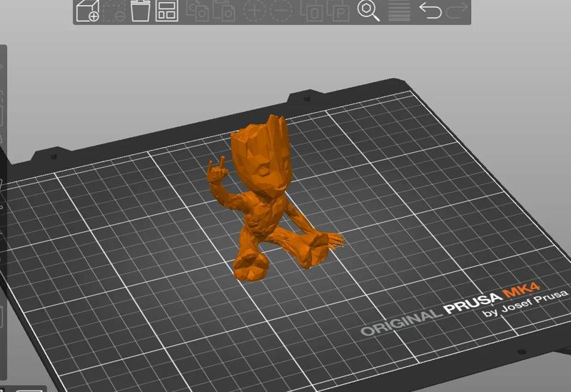 heavy metal groot (low poly)   