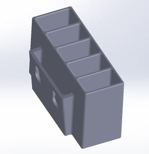 Holder for five PEZ refills