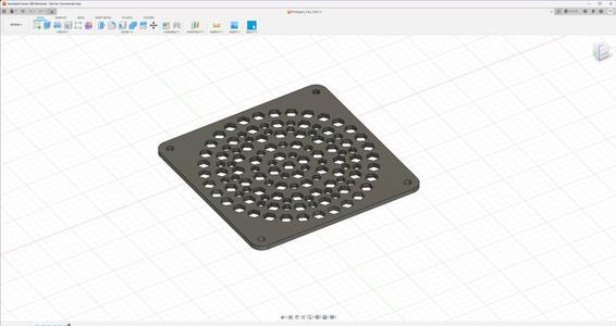 Pentagon 120mm Fan Grill