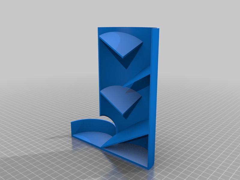 Beer spiral dice tower