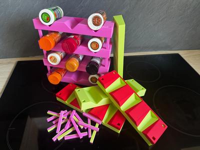 spice rack modular, expandable, stackable