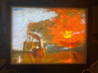 Turner's "The Fighting Temeraire" Lithophane