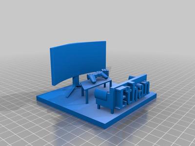 lego video game set up