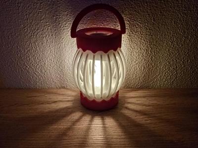 Mini lantern for 2 tea LED candles