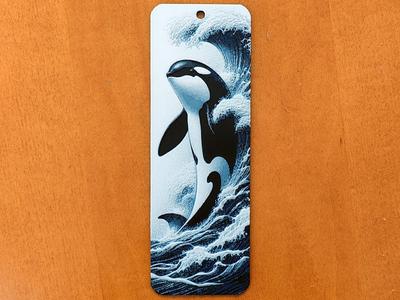 Orca - Killer Whale Bookmark - Hueforge