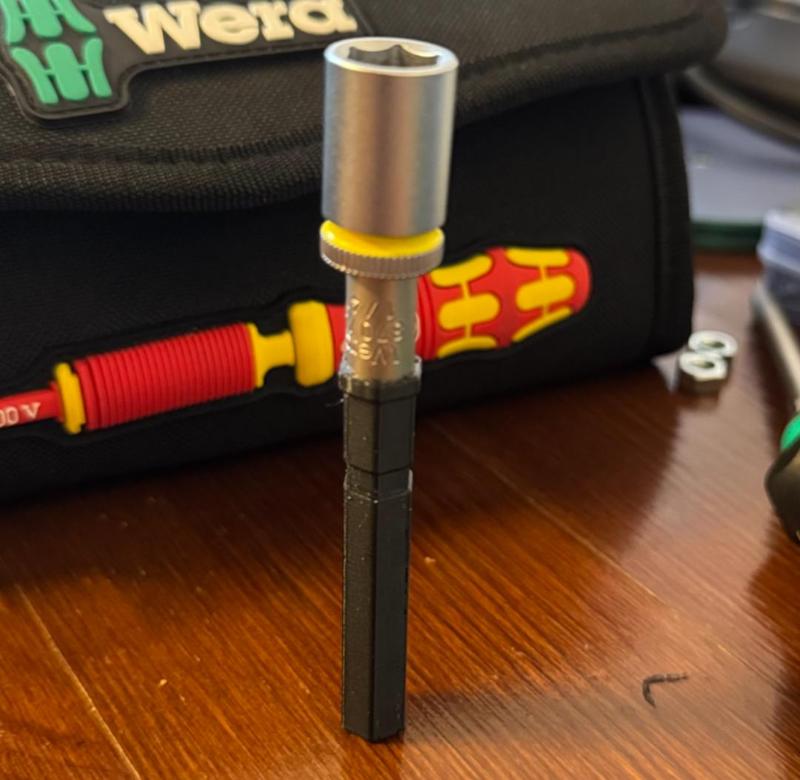 Wera Kraftform Kompakt VDE adapter for 1/4-inch sockets