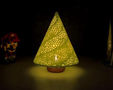 Simple Christmas Tree Lamp