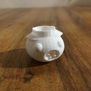 Pumpkin candle holder