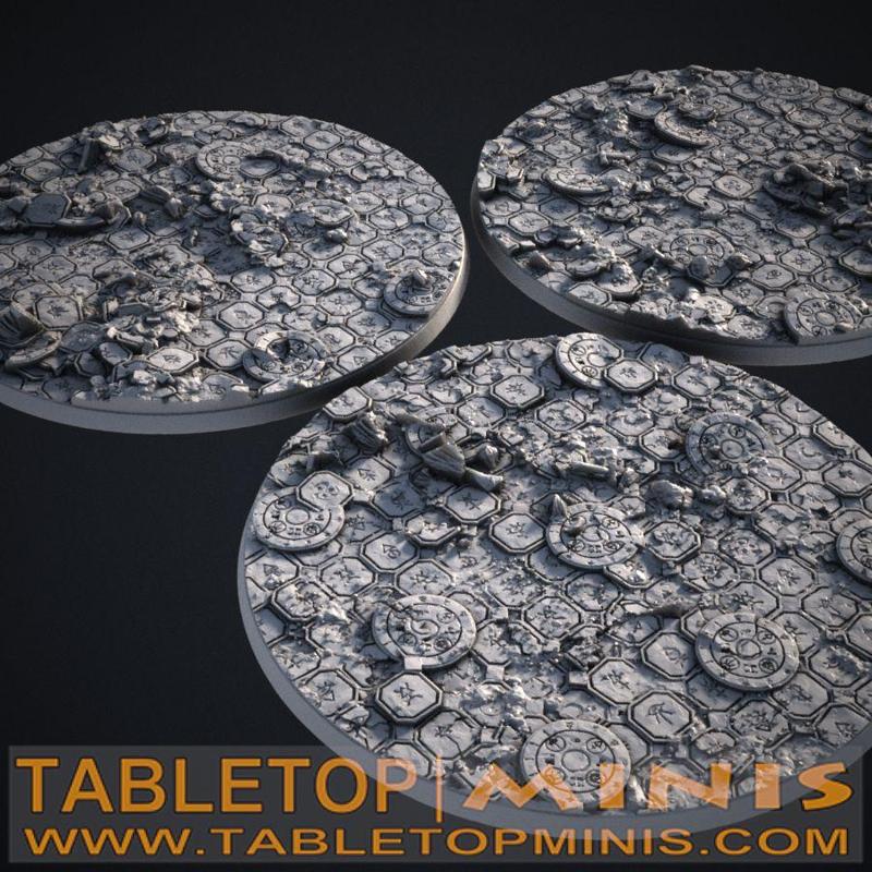 Ancient Ruins 130x130mm Bases