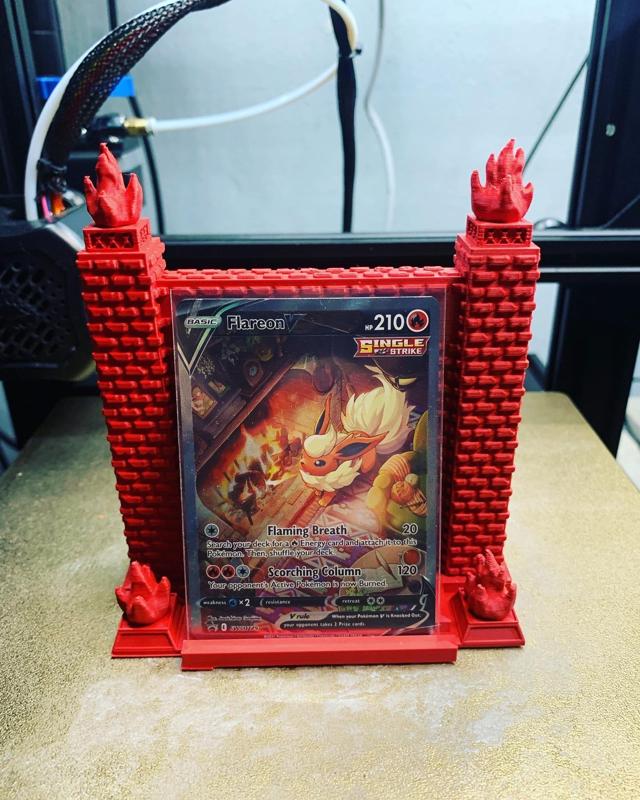 Pokemon Card Stand - Fire