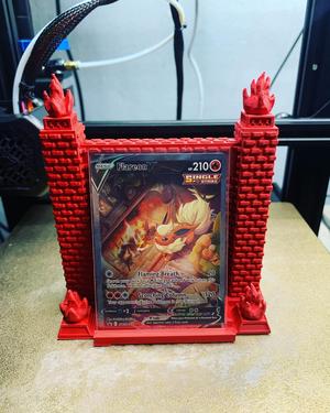 Pokemon Card Stand - Fire