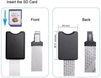 Anet A6 SD card reader extension holder
