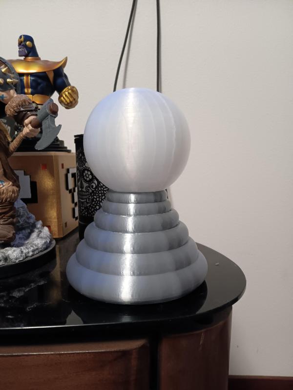 Tesla coil desk lamp