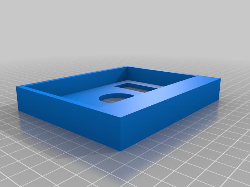 Curved Lithophane Light Base with extra finger holes