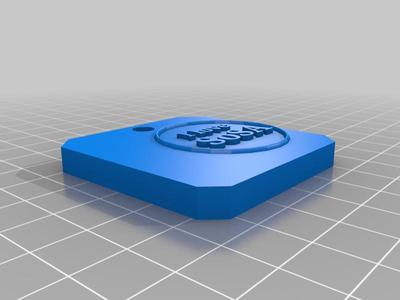 I Love SoSA keychain template