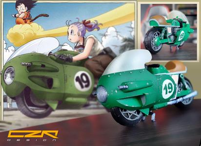 Bulma Moto 19 - Dragon Ball