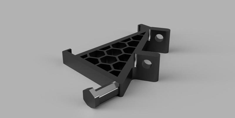 MK3S+ Hook for scraper tool 120mm fan mount