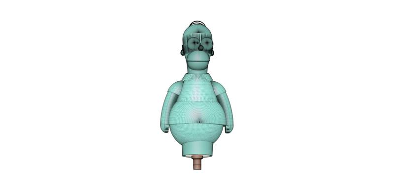 Homer Simpson Poignée PerfectDraft // Homer Simpson's PerfectDraft Handle Tap