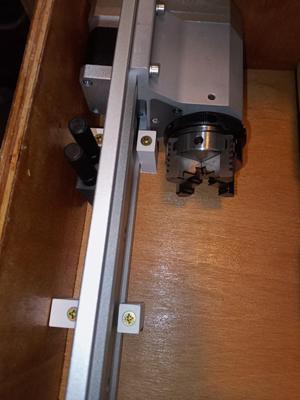 CARVERA MAKERA 4th axis module holder