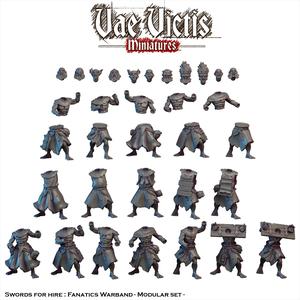 Modular Swords for hire : Fanatics (Warband)  [PRE-SUPPORTED]