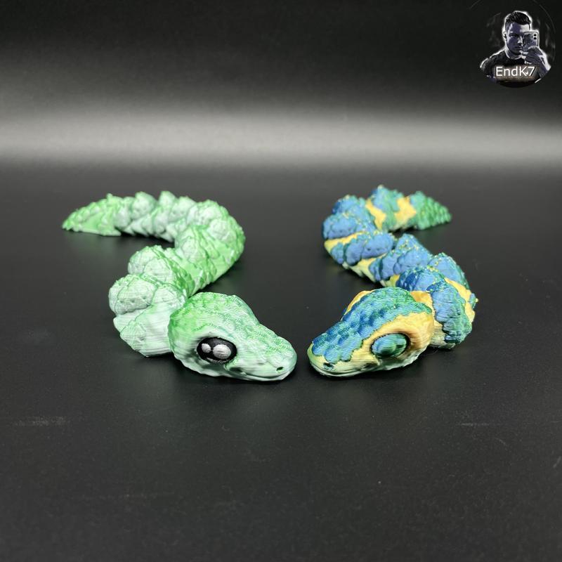 Legendary Snake 🐍 - Articulated - Print in Place - Flexible - No Supports