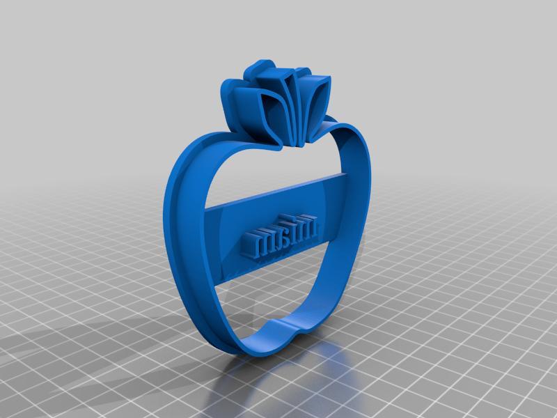 miam Apple Cookie Cutter