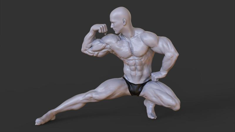 Bodybuilder Pose