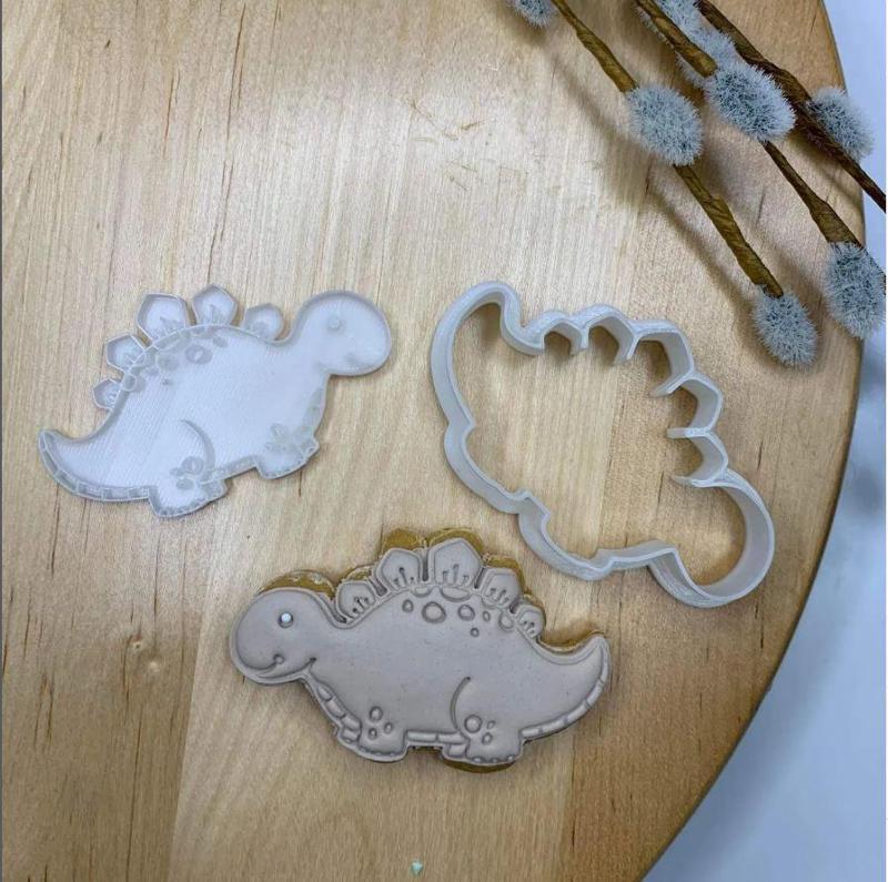 Stegosaurus Cookie Cutter and Embosser