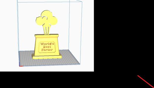World's Best Farter Trophy