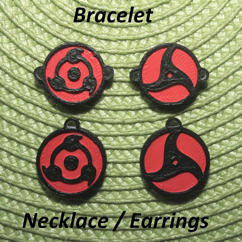 4 Naruto #1 Necklaces, Bracelets, Earrings, Jewelry