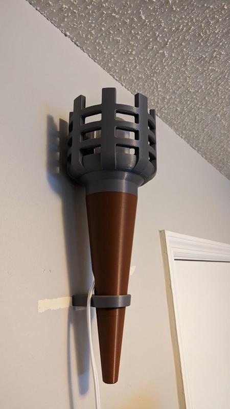 Medieval Style Torch Lamp