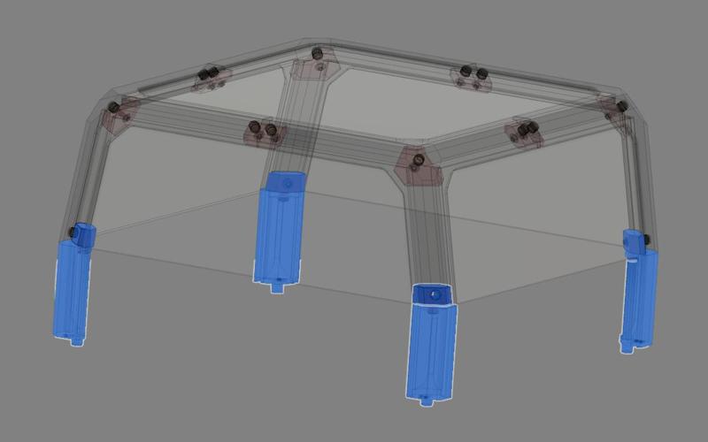 Voron V0.1 Simple Tophat Extension