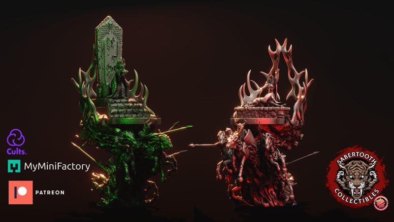 Soulthrone - Undead KIng and Vampire Oltar