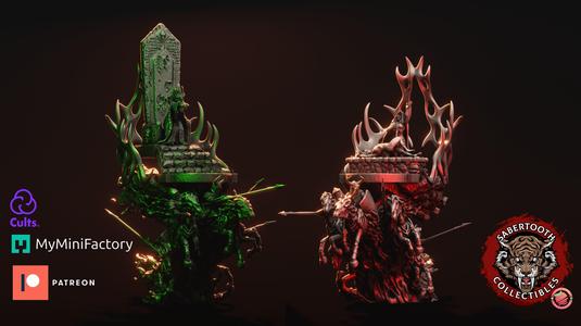 Soulthrone - Undead KIng and Vampire Oltar