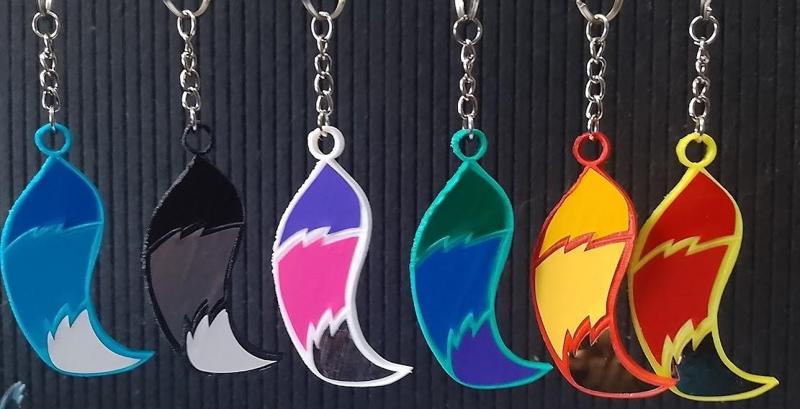 Furry keychain